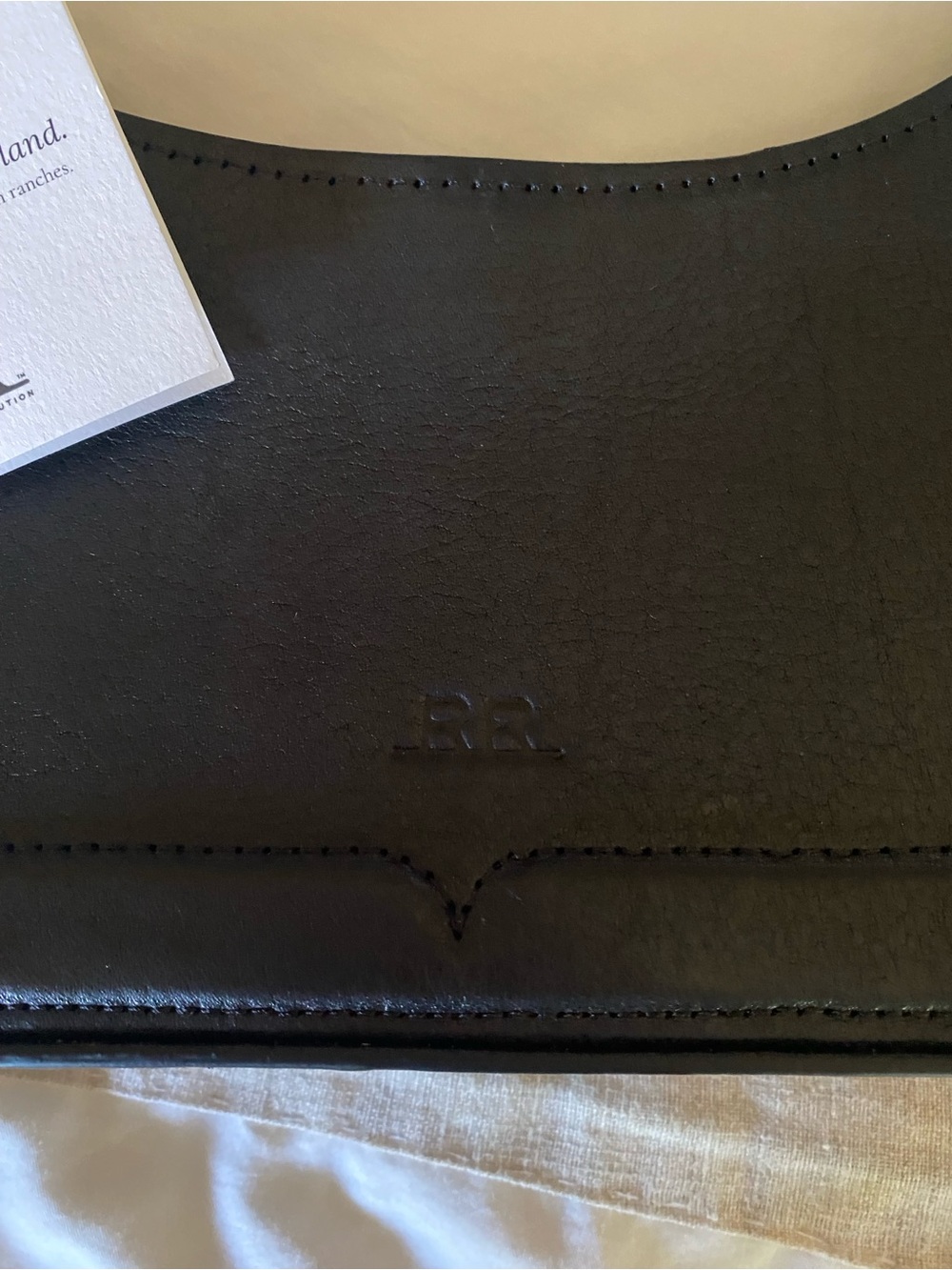 NWT Range Revolution Western Baguette Shoulder Bag Handcrafted in the USA Black - Picture 11 of 16